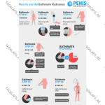 Bathmate Hercules Men Pump step by step usage guide infographic
