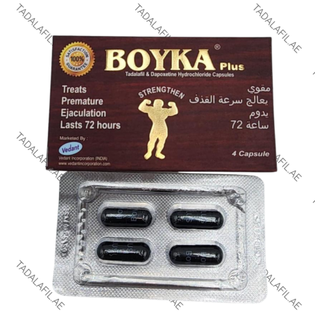 Boyka Plus Power Capsule blister pack with capsule tray and retail box