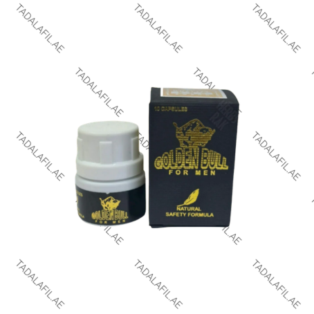 Golden Bull Power Capsule bottle with retail packaging for male wellness support