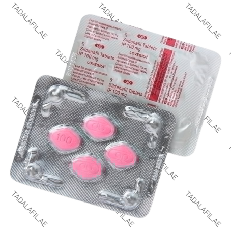 Lovegra Tablets for Women blister pack on white background