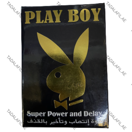 Playboy Power Delay Capsule packaging box on white background