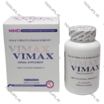 Vimax 60 Pills bottle and packaging on white background