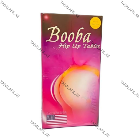 Booba Hip Up Tablets packaging for women on white background