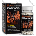Wenick Man Capsules bottle and packaging box on white background