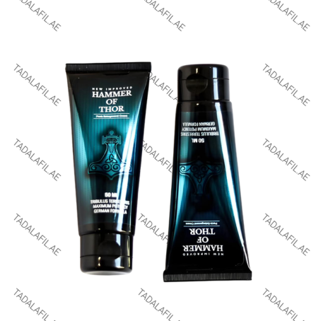 Hammer of Thor Intimate Gel tubes for men on white background